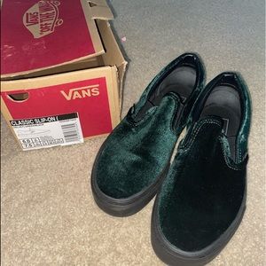 Vans (VELVET) slip ons